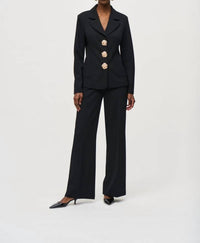 Joseph Ribkoff - Statement Button Long Sleeve Blazer Jacket