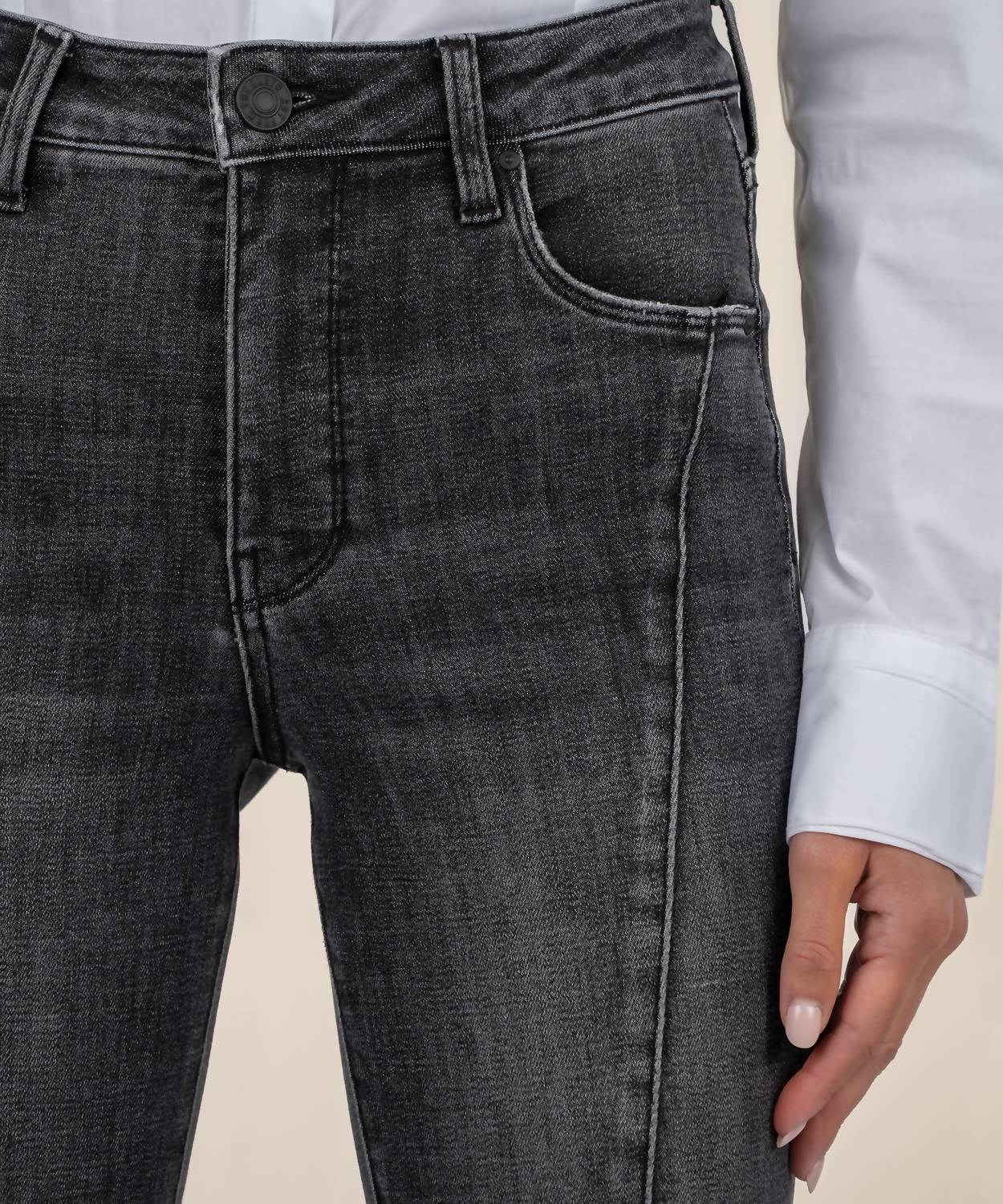 Kut From The Kloth - Reese High Rise Ankle Straight Leg Jeans