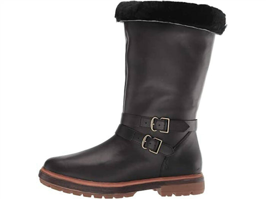 Timberland - Women's Riley Flair Waterproof Pull On Fur Lining Leather Boots