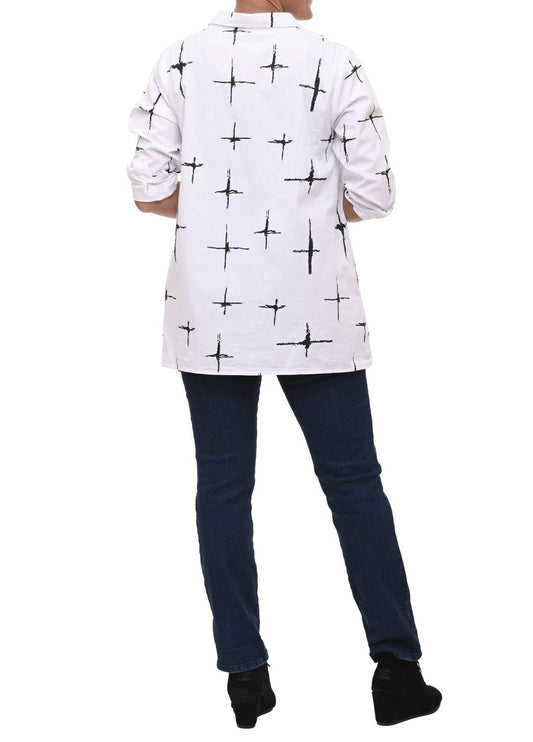 Tulip Clothing - Blythe Button Down Blouse