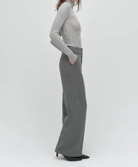 Favorite Daughter Amelia Long Sleeve Top in melange grey 1 - women's long sleeve top - detail view