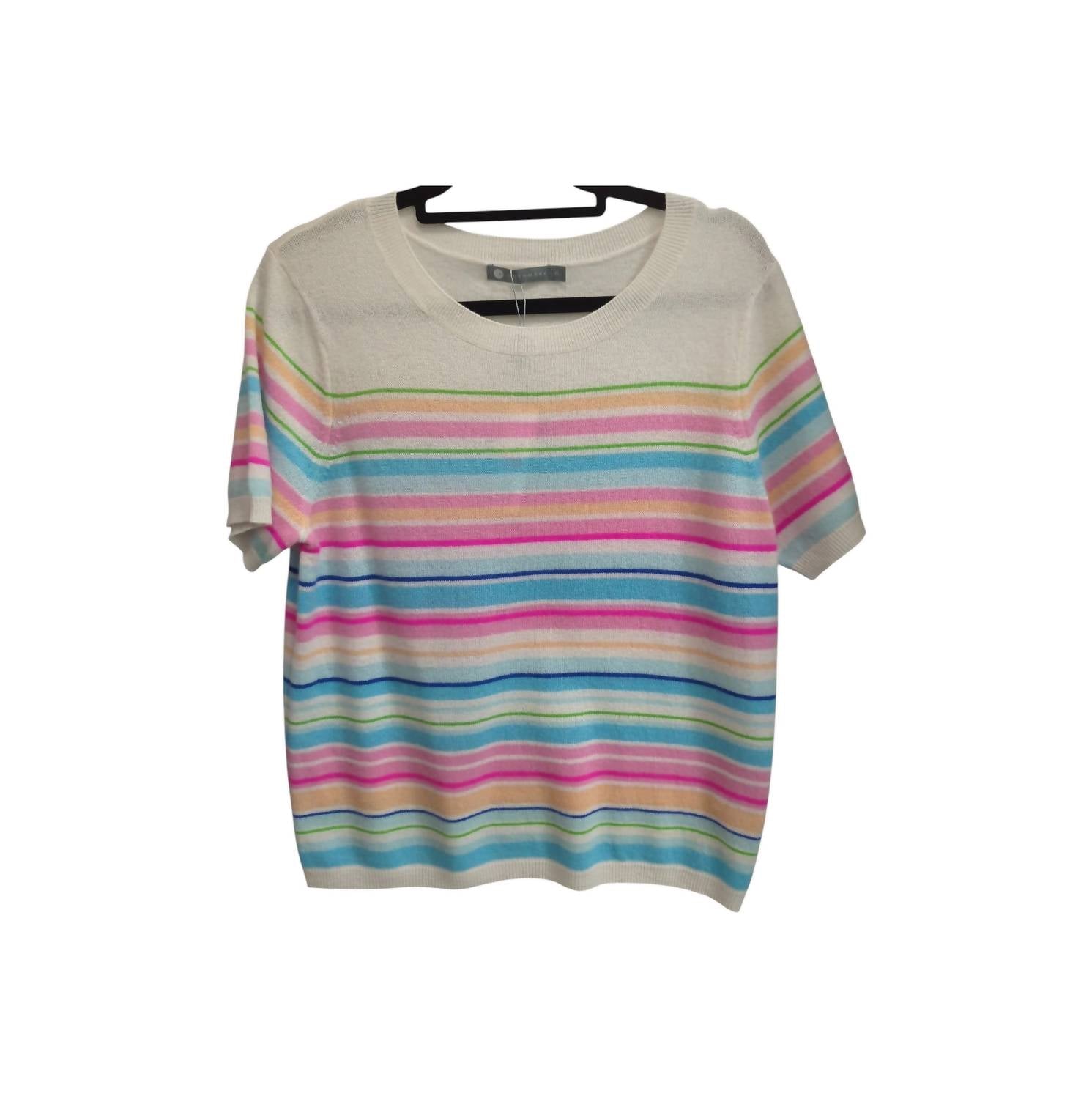 Incashmere - Women's Short Sleeve Sweater