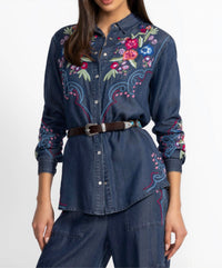 Johnny Was - Oversized Shirt Tunic