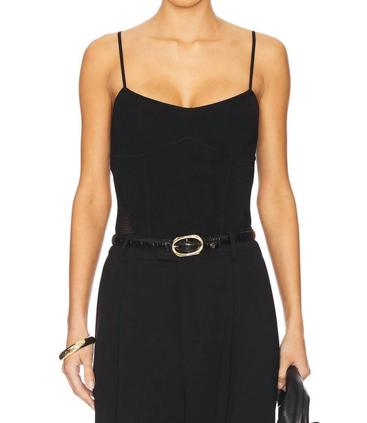 Fleur Du Mal - Knit Underbust Cami Bodysuit