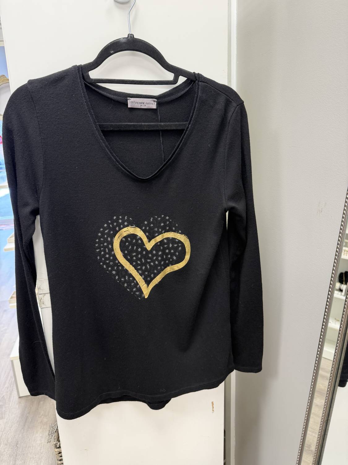 Femme Fatale - Women's Heart long sleeve Top