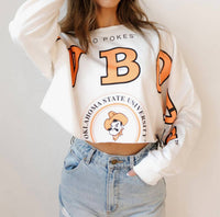 Gameday Social - Match Day Long Sleeve Crop Top