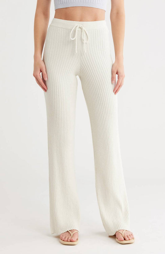 Good American - Ribbed Terry Lounge Pants