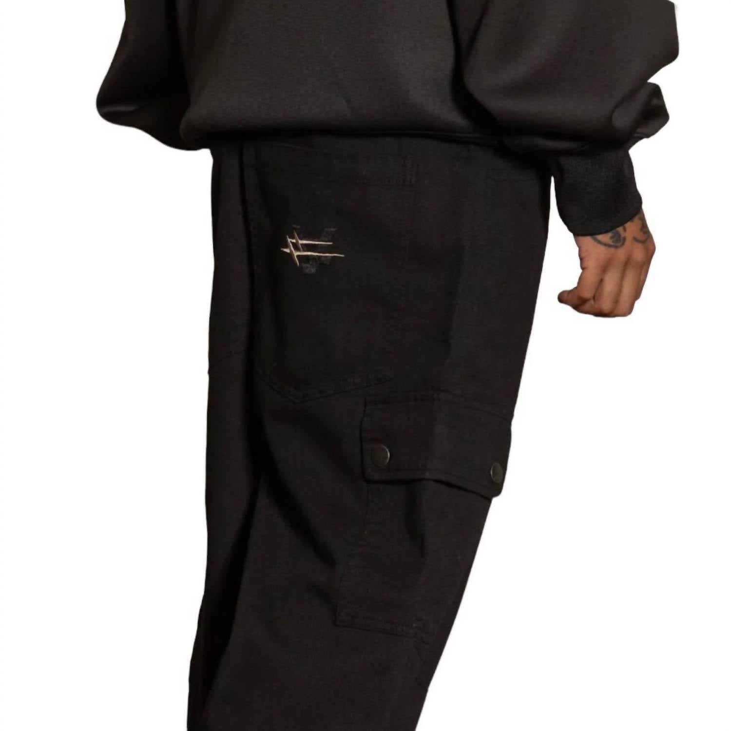 Loiter Anti Flow Cargo Pants in black - men's pants - view 6