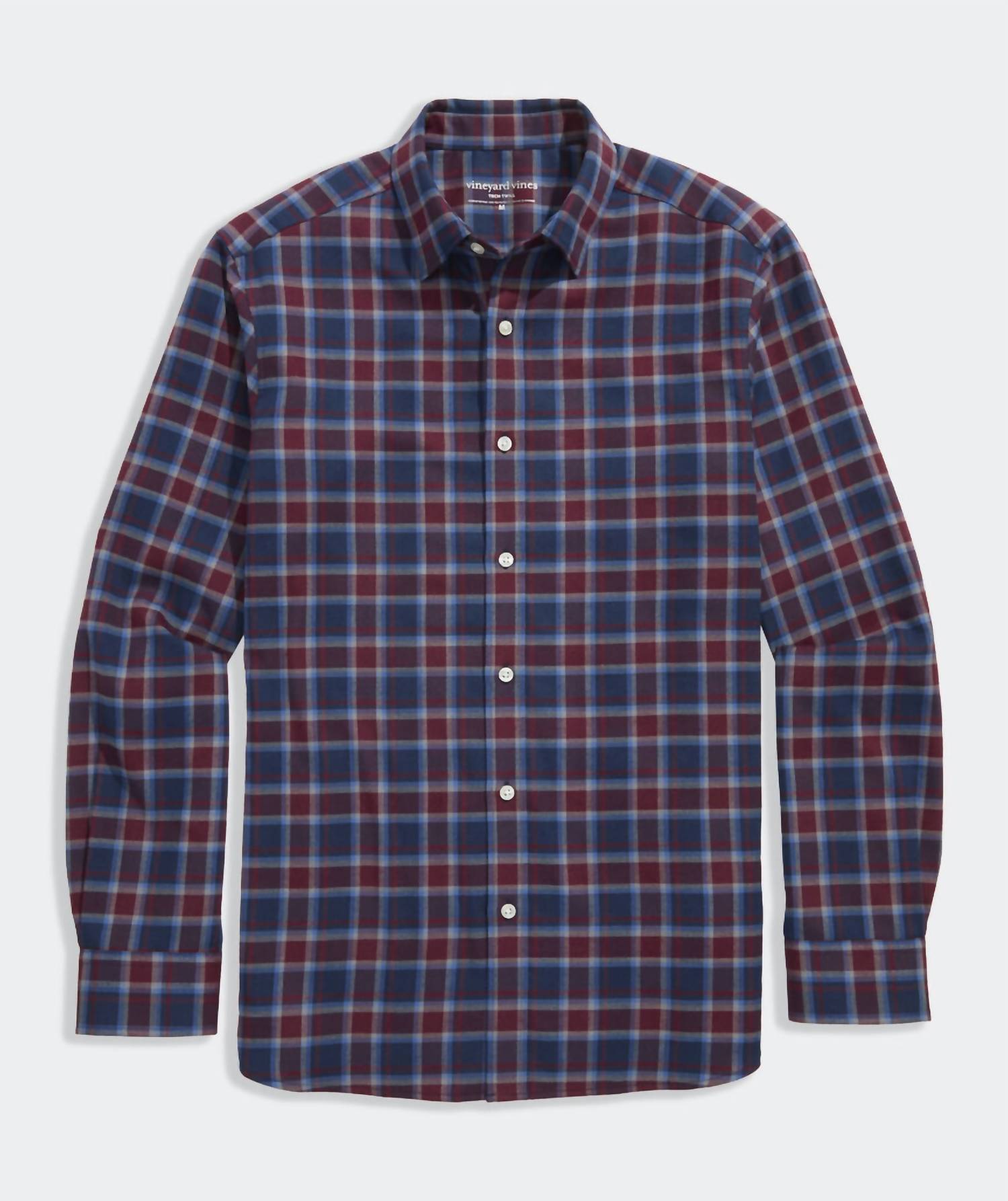Vineyard Vines - Performance Brushed Tech Twill Jethro Plaid Shirt