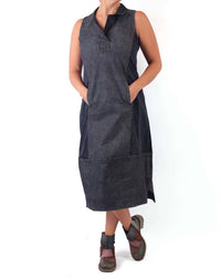 Luukaa - Sleeveless Collared Dress