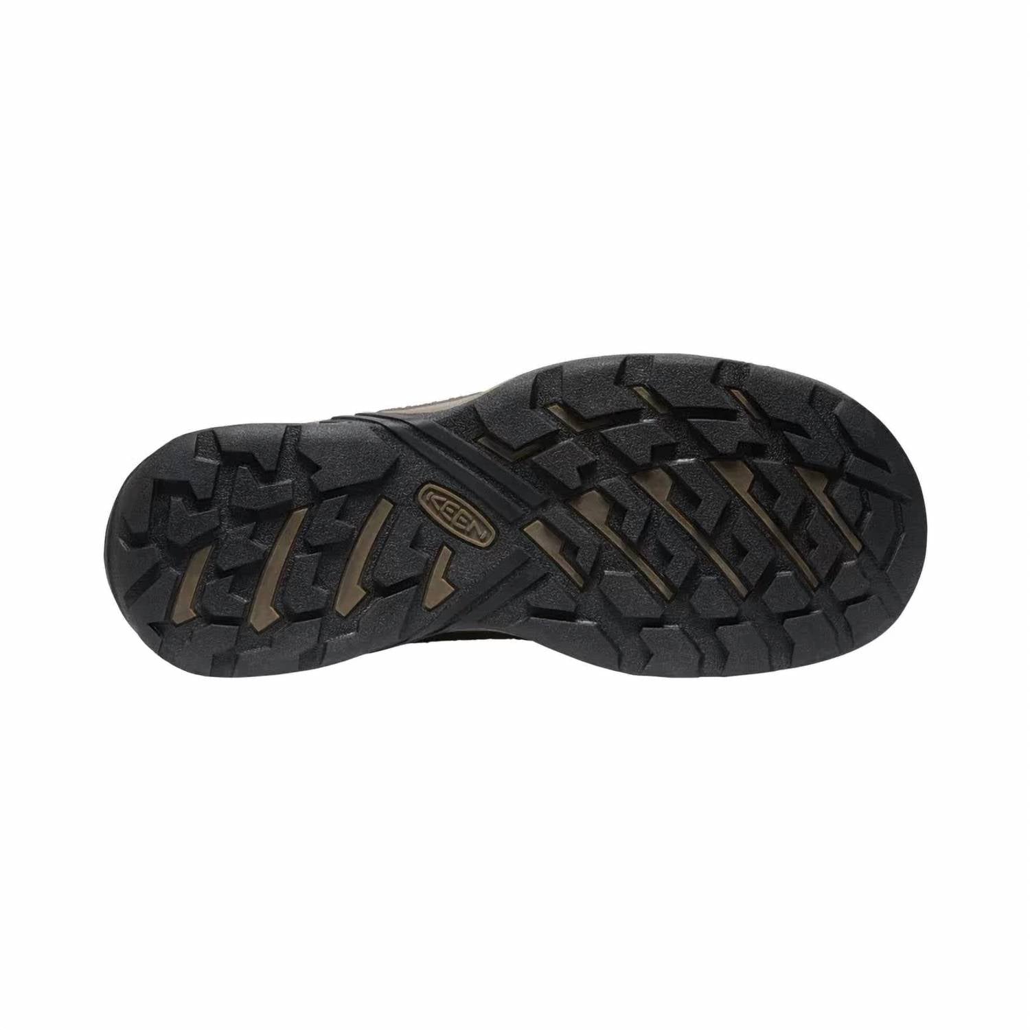 Keen Men's Circadia Waterproof Wide Hiking Shoe in shitake brindle - men's shoe - view 4