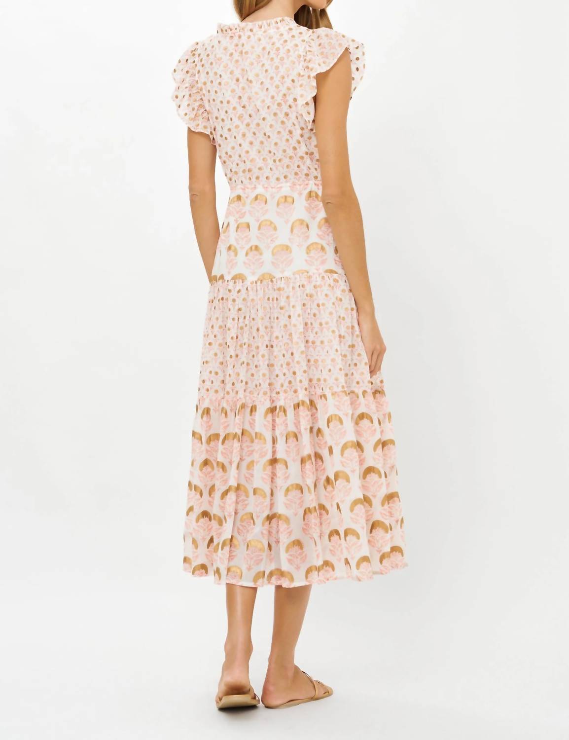 Oliphant - Cinched Flirty Midi Dress