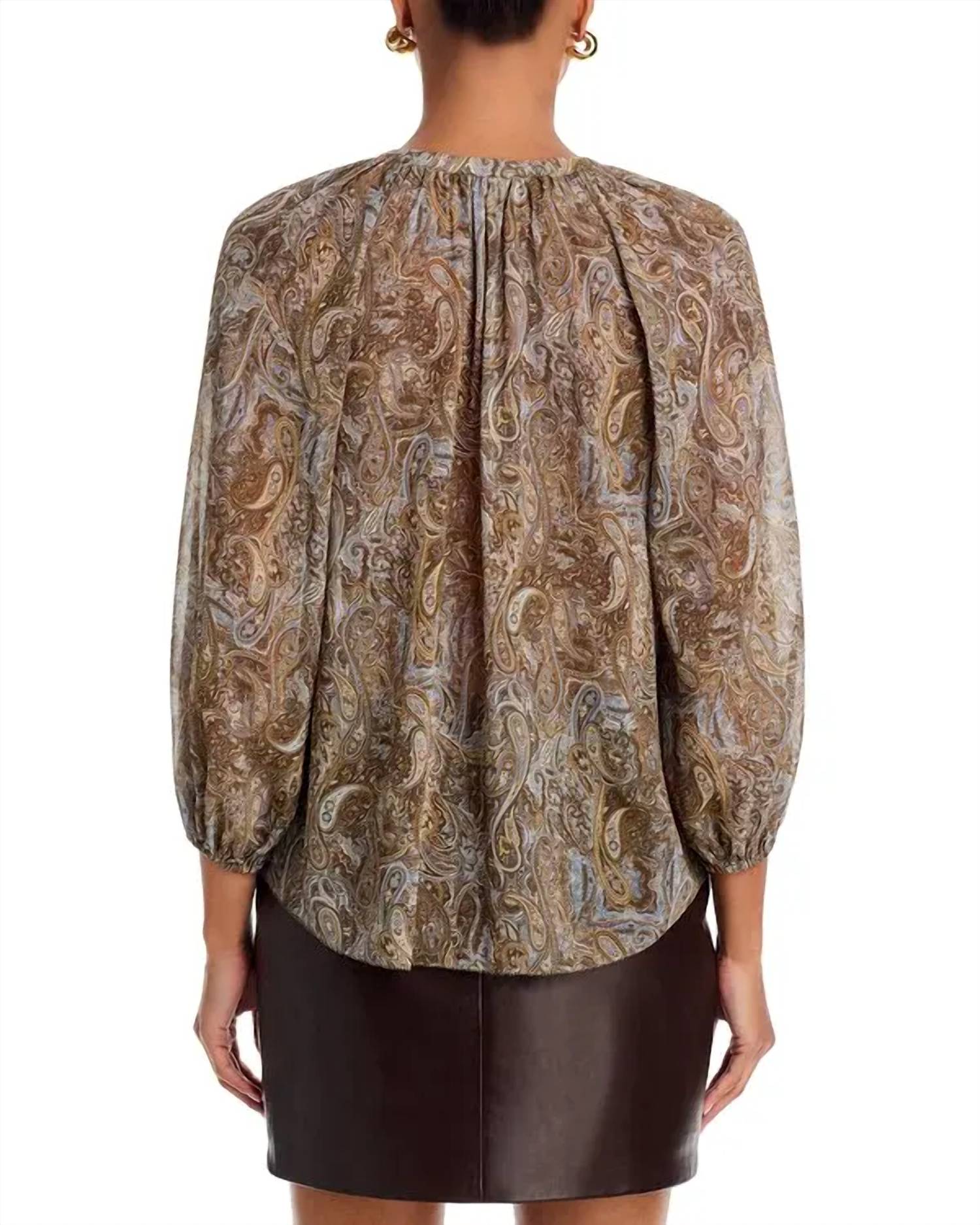 L'Agence - Teagan Dolman Sleeve Blouse