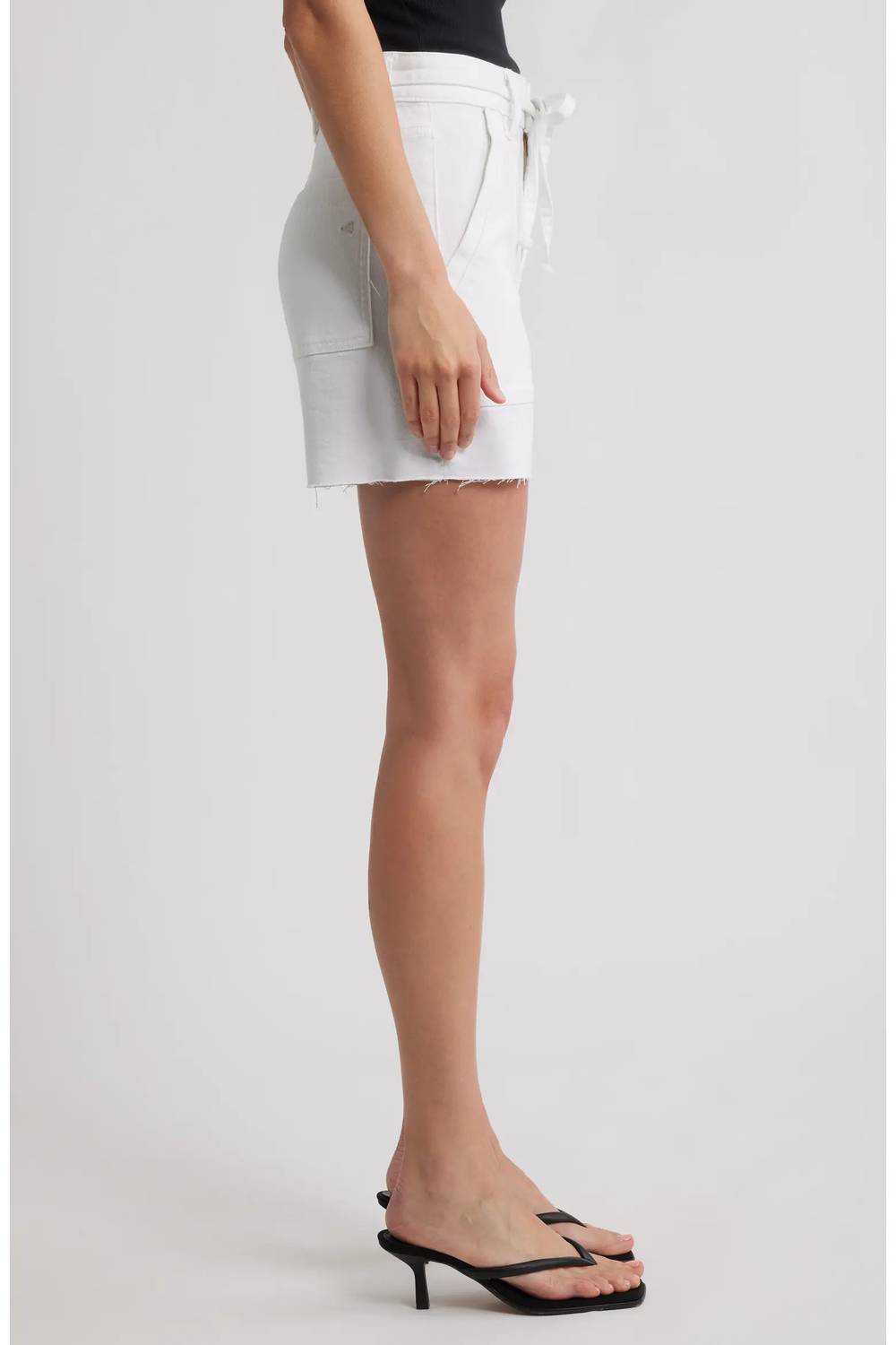 Hidden - Five Hour Tie Waist Denim Shorts