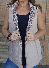 Picadilly - Reversible Vest With Hoodie