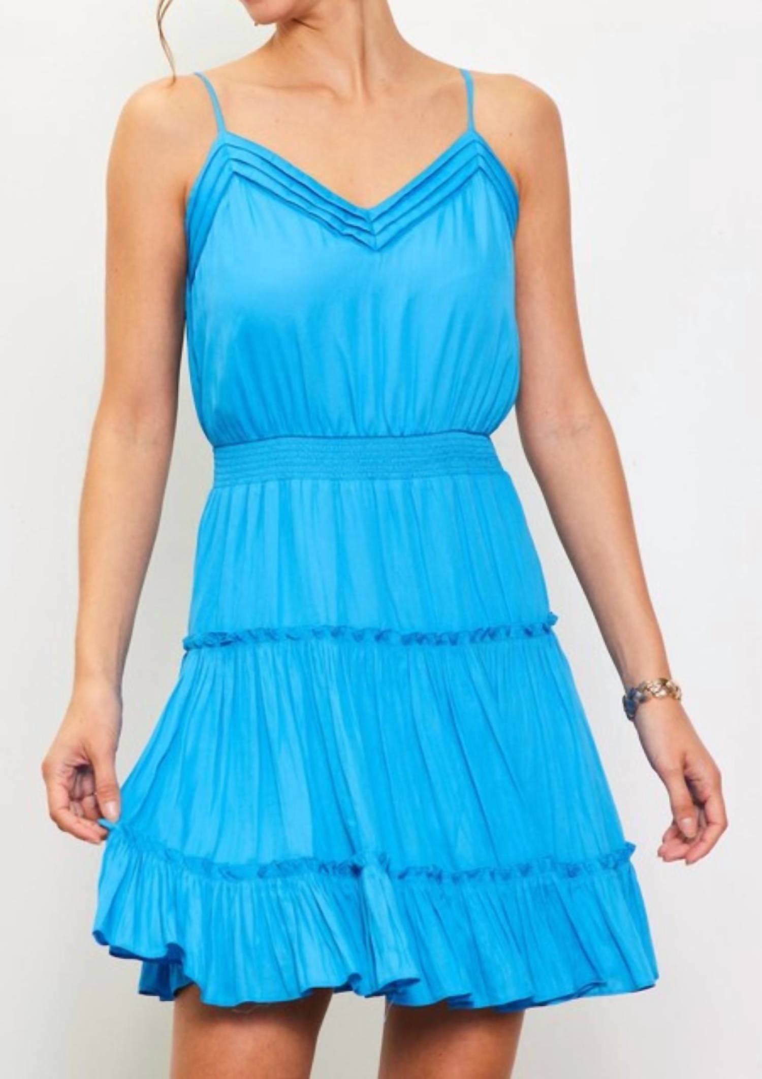 SKIES ARE BLUE Malibu Mini Dress in blue - women's dress