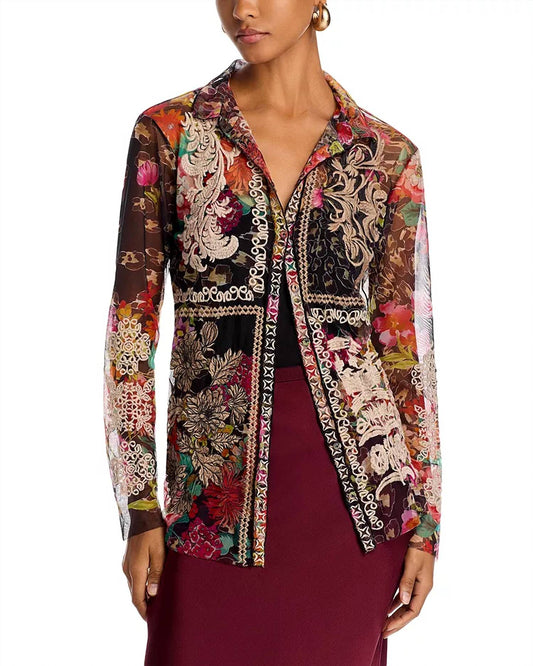 Johnny Was - Mazzy Button Down