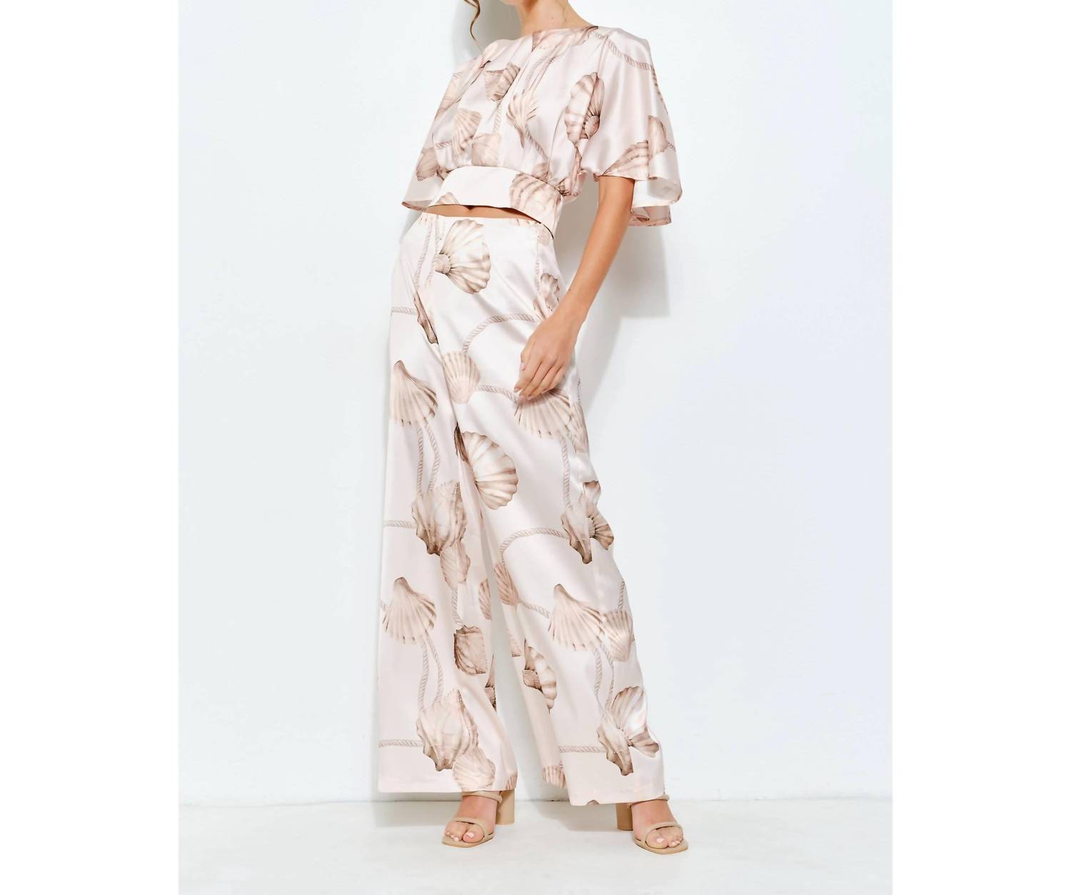 Ina Fashion - Women's Satin Shell Pants