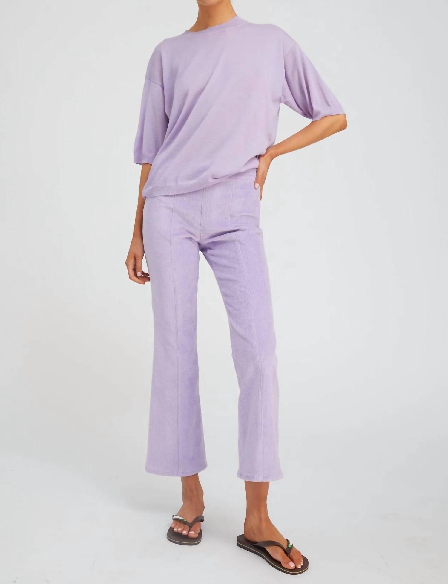 Sprwmn - Ankle Flare Princess Seam Pant