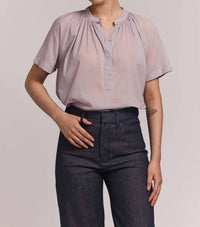 M.PATMOS Perry Button Down Shirt in lavender - women's shirt