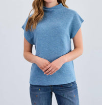 Fdj - Ottoman Cap Sleeve Sweater