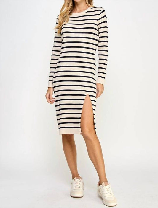 Ellison - Sweater Ribbed Dress