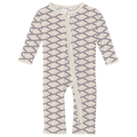 Kickee - Kids' Muffin Ruffle Coverall with 2 Way Zipper