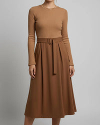 She + Sky - Knit on Cotton Dress