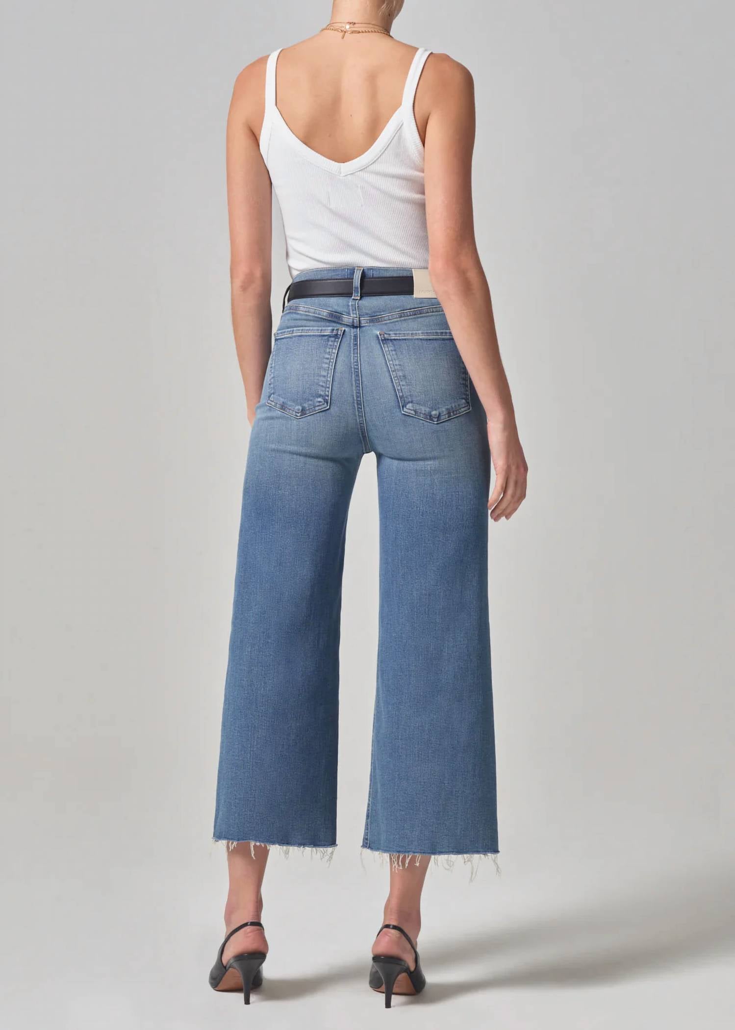 Citizens Of Humanity - Lyra Cropped Wide-leg Jean