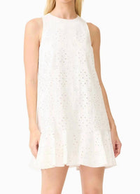Curaae - Sierra Eyelet Mini Shift Dress