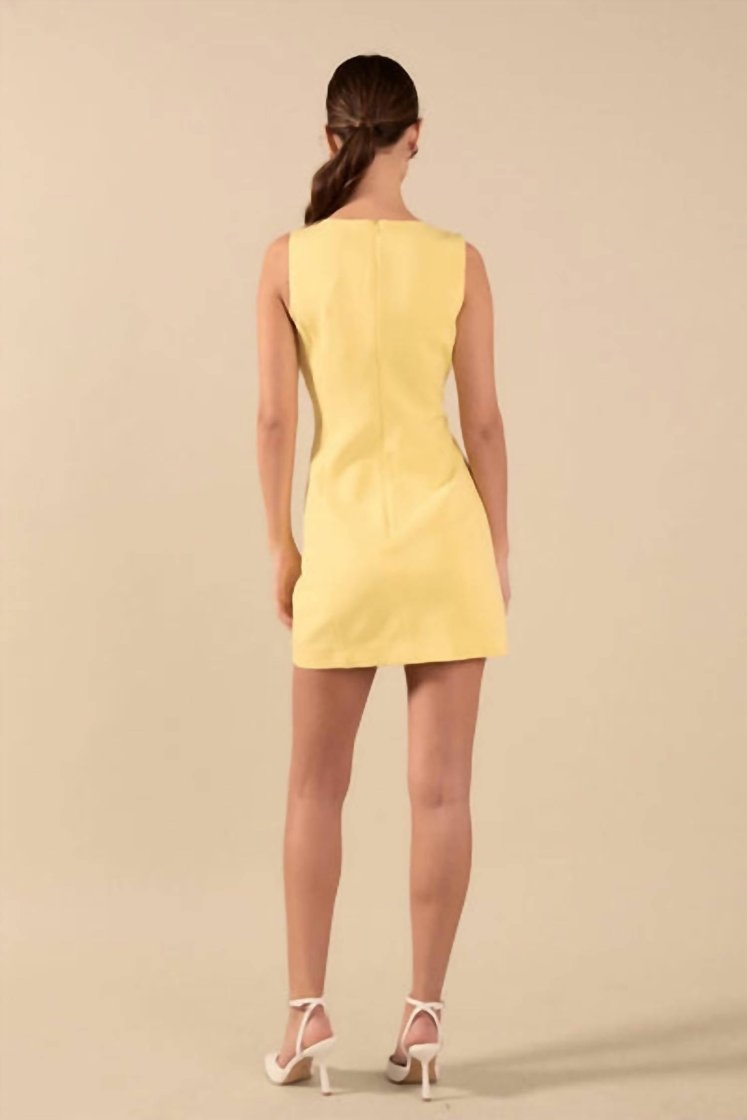 Endless Rose - Bow Mini Dress
