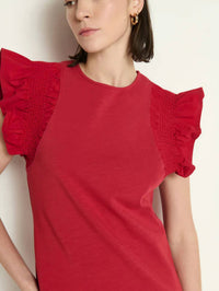 Nation Ltd - Ellis Ruffle Sleeve Dress