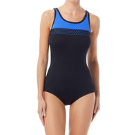 Gabar - Light Stream C-cup Hydrofinity Laser Cut High Neck One Piece Swimsuit
