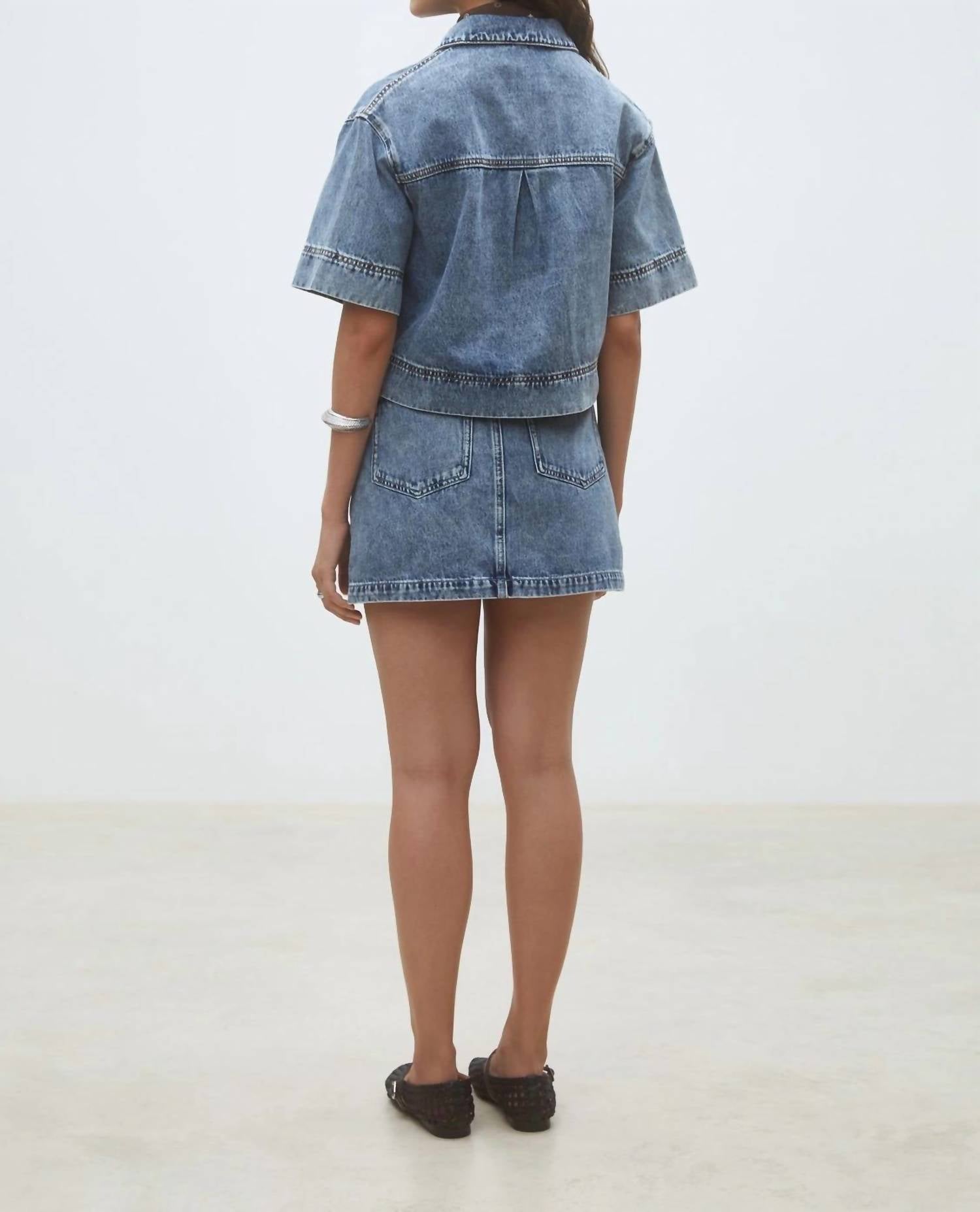 Suncoo - Leyton Denim Blouse