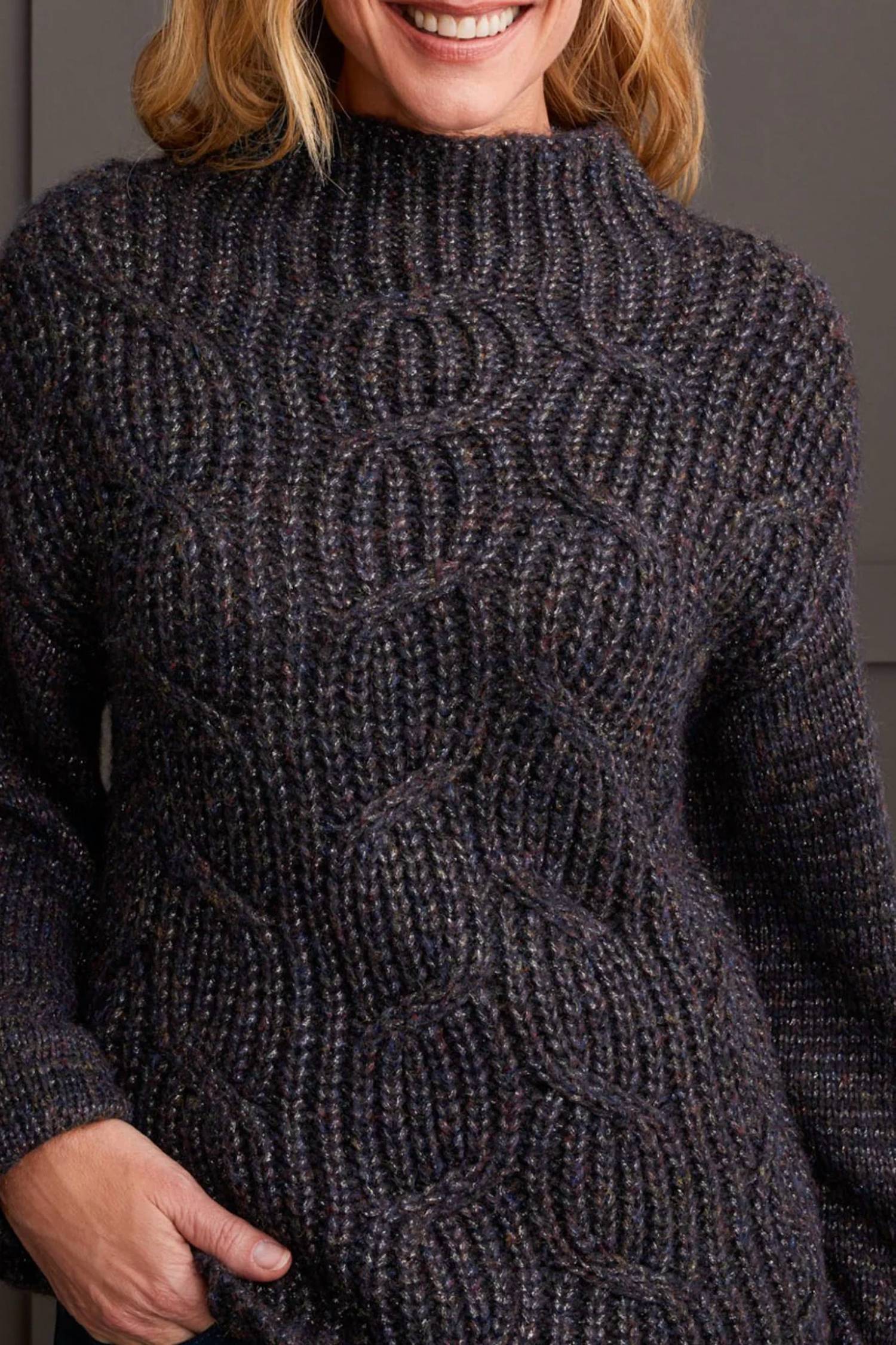 Tribal - Funnel Neck Sweater