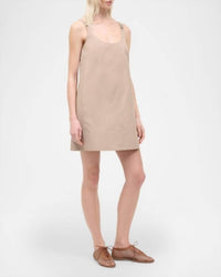 STAUD Glade Mini Dress in desert - women's dress