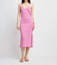 Self Contrast - Millie Linen Slip Dress