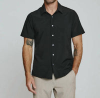 7Diamonds Siena Short Sleeve Shirt in black - men's t-shirt