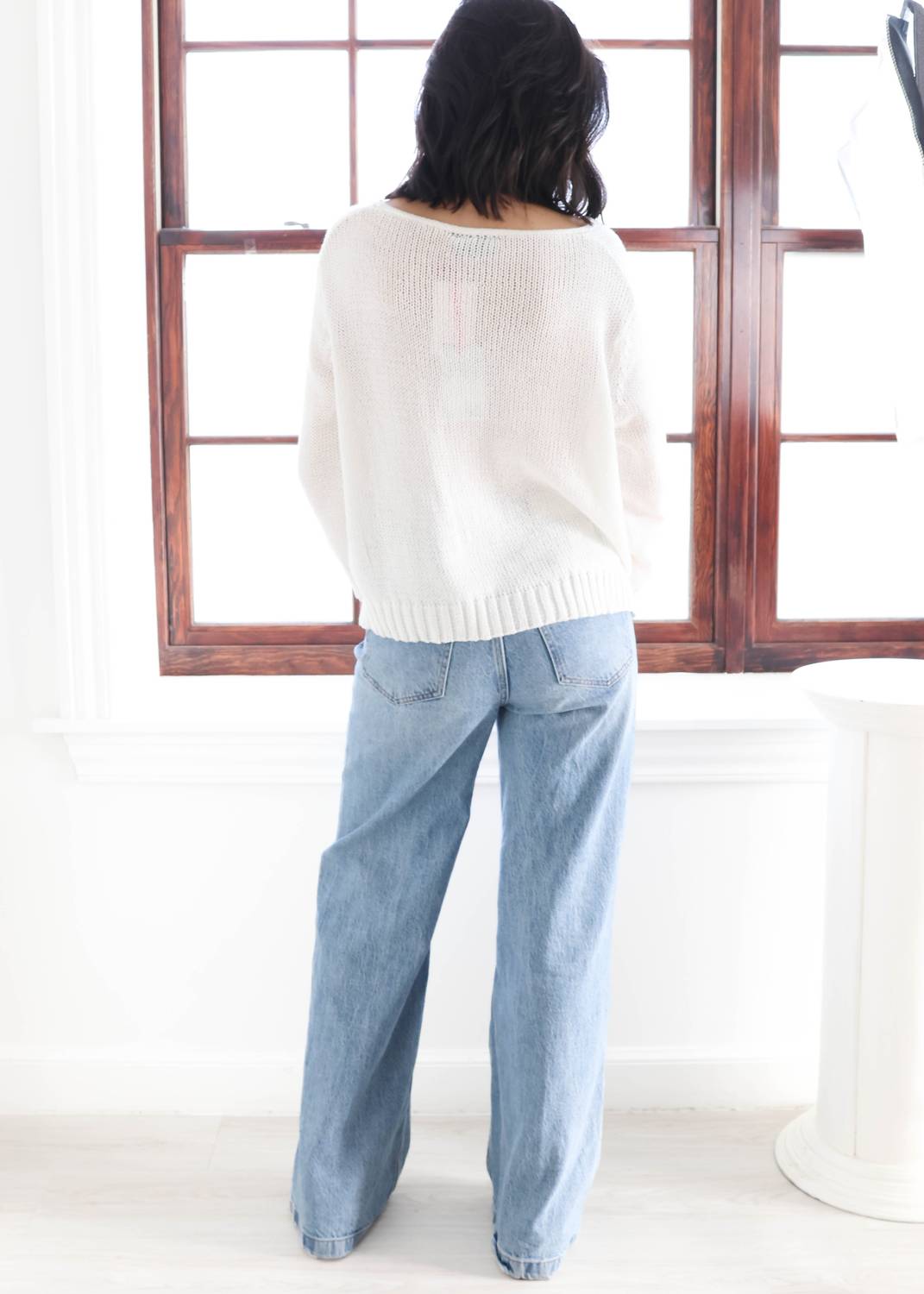 Wooden Ships - Star Embroidered Sweater