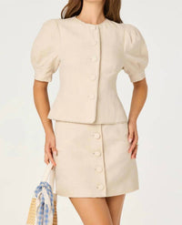 Astr - Cailey Puff Sleeve Top