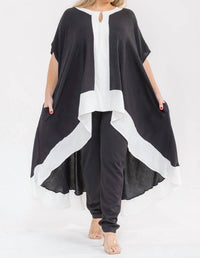 Karen T Design - Hilo Monochrome Tunic Top
