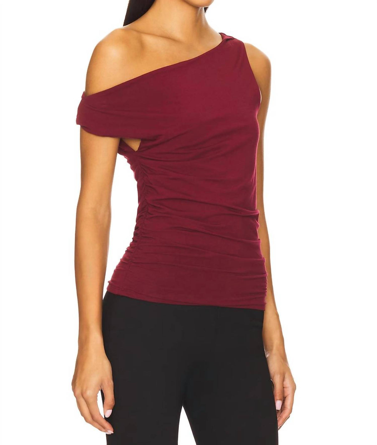 Bobi - Twist Off The Shoulder Top