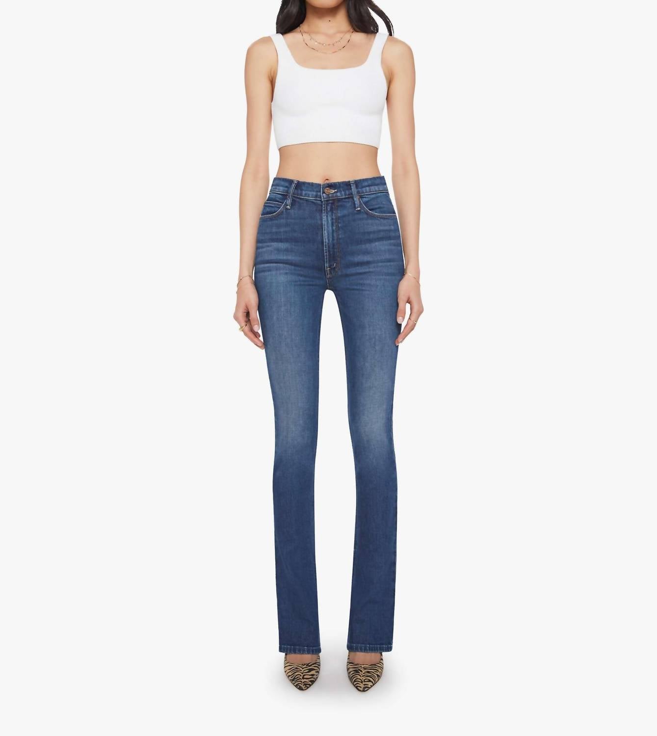 Mother - High Waisted Runaway Jeans
