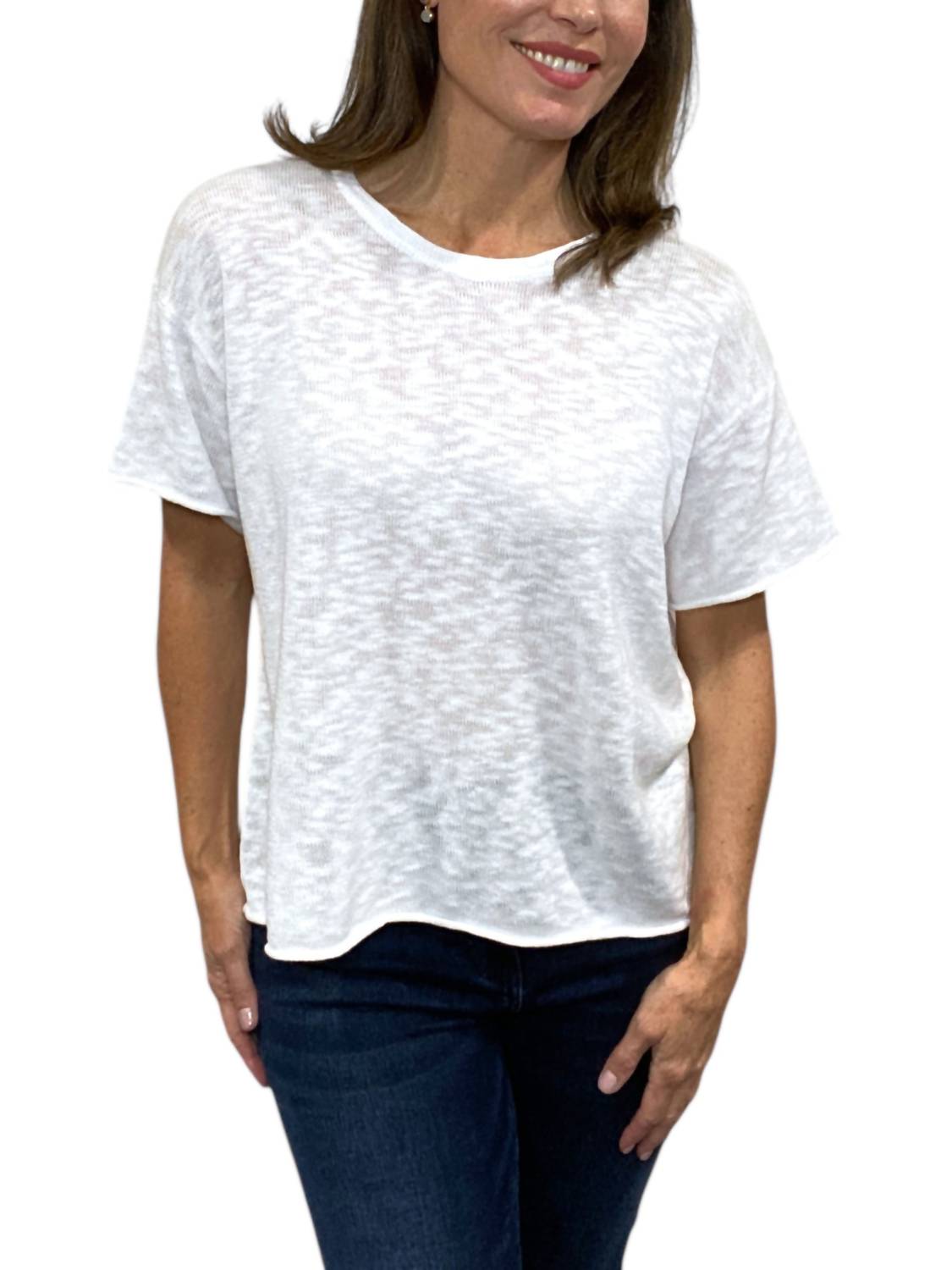 J. Society - Cap Sleeve Boxy Tee