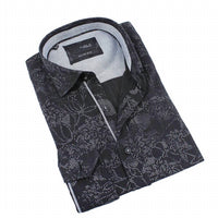 Eight X - Modern Digital Print Floral Button Down Shirt