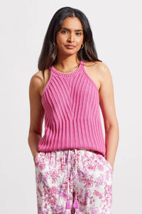 Tribal - Helena Halter Sweater Tank Top
