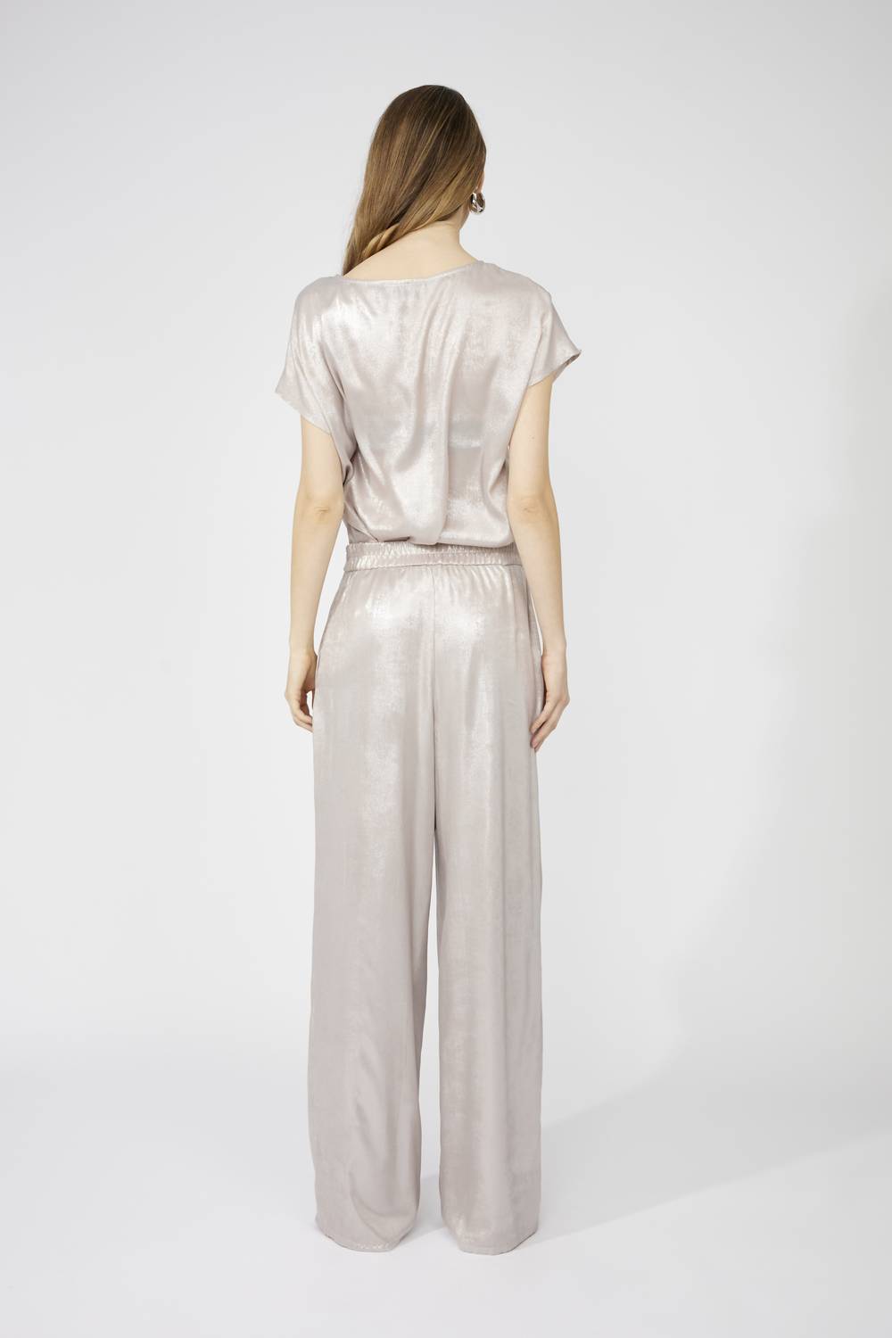 Frank Lyman - Wide-leg Mid-rise Trousers