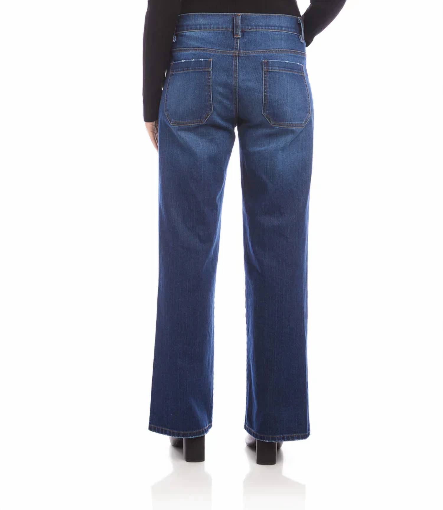 Karen Kane - Lauren Patch Pocket Jeans