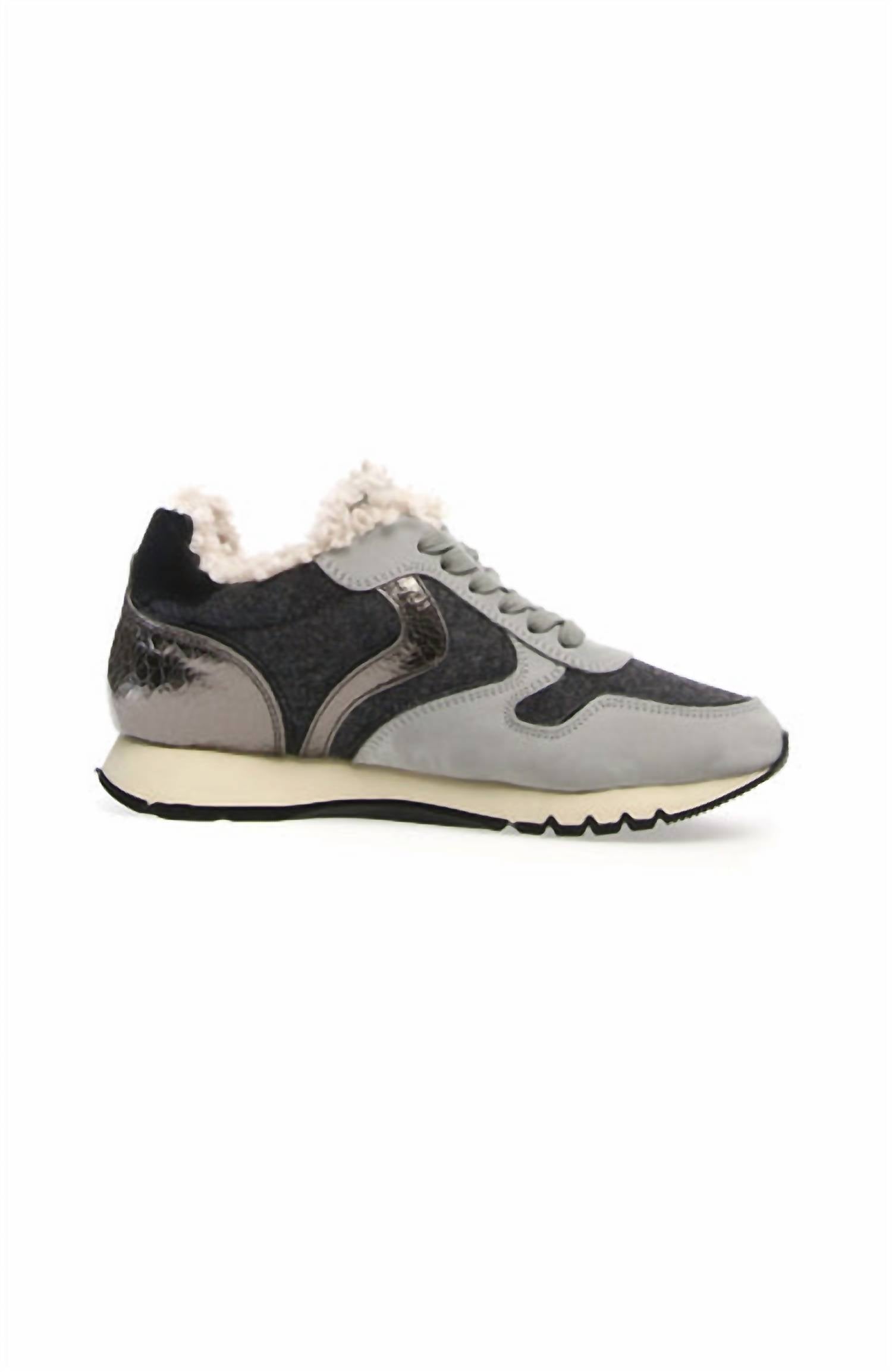 Voile Blanche - Women's Julia Fur Sneaker