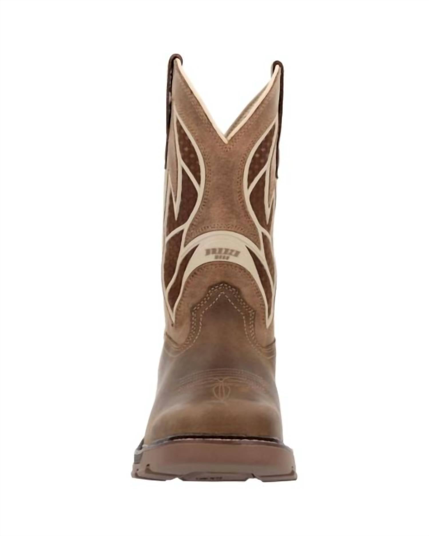 Georgia Boot - Men's Carbo-tec Flx Alloy Toe Pull-on Work Boot - Medium